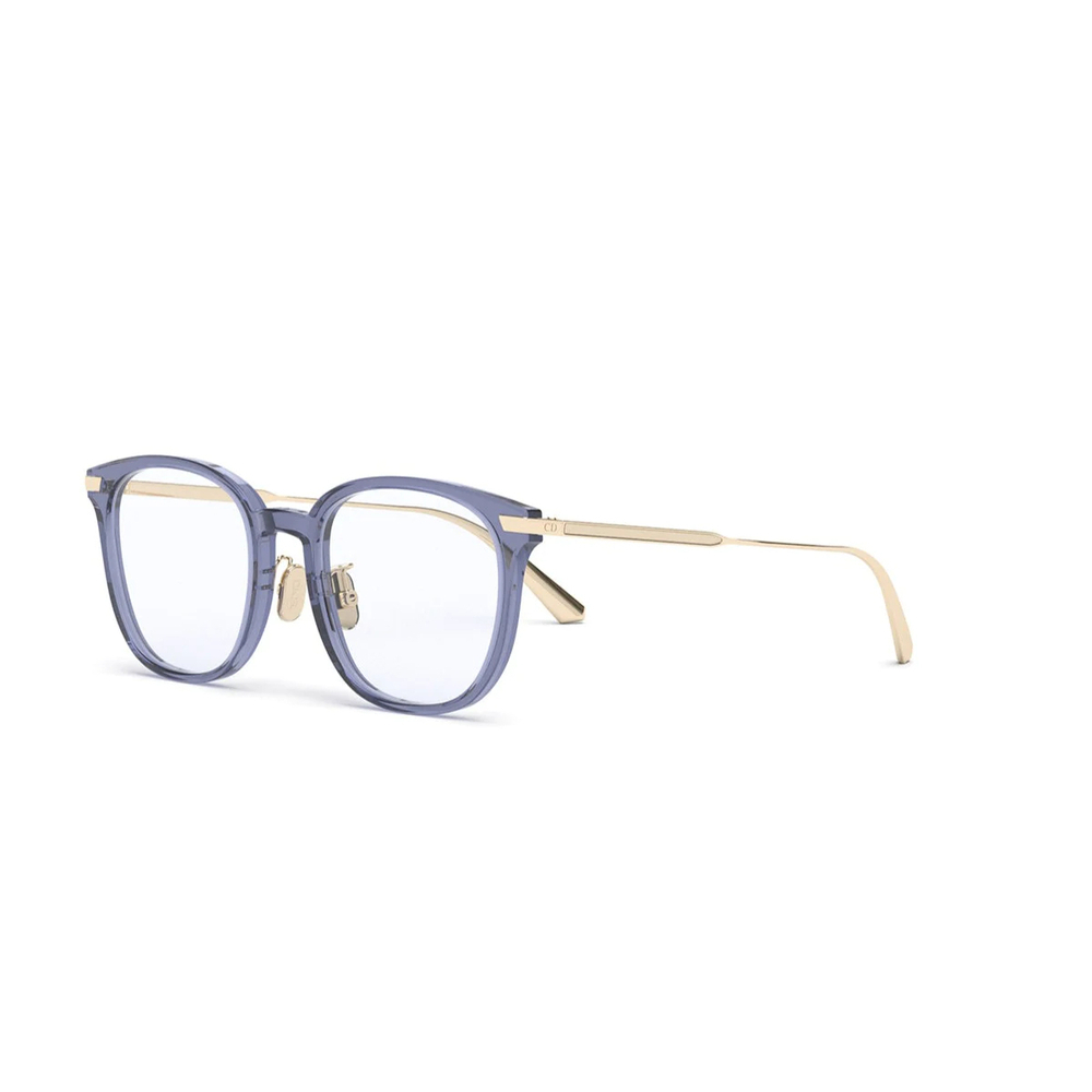 NWT Christian Dior CD50044F-084-51 Blue Gold 51mm Eyeglasses